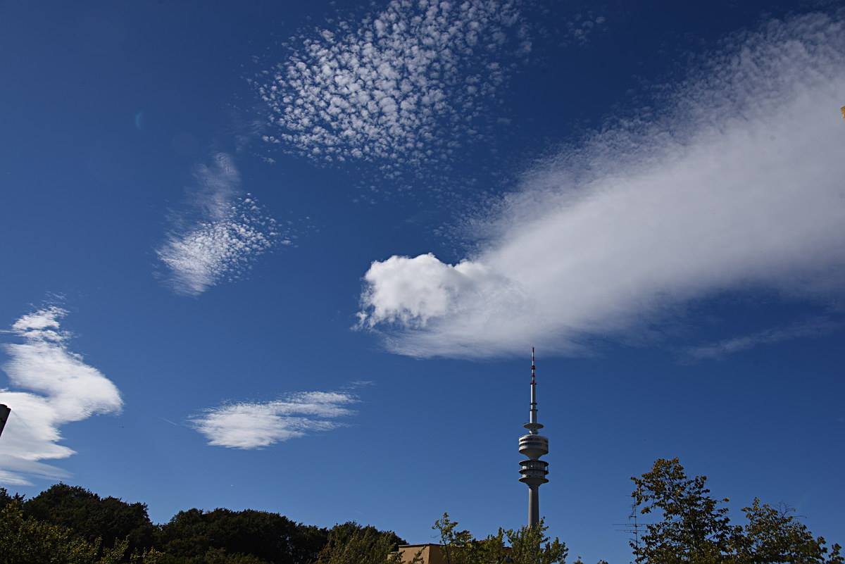 WOLKEN  / Himmel - Olympiapark München am 23.09.2018