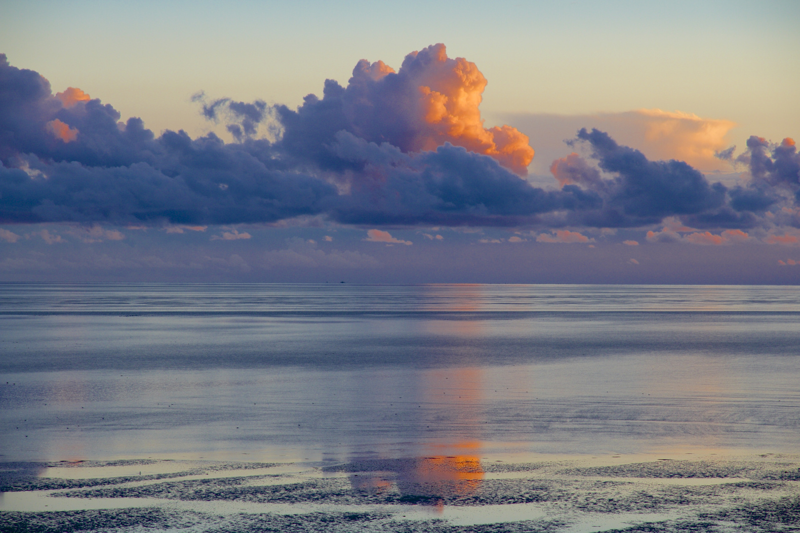 Wolken im Abendlicht