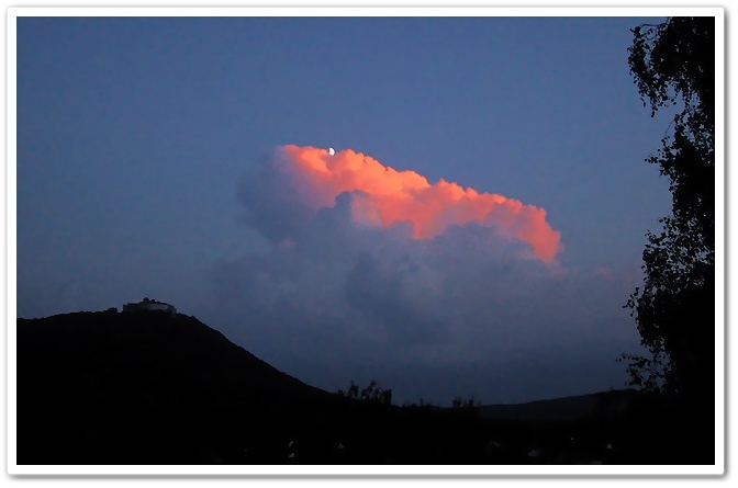 Wolken im Abendlicht