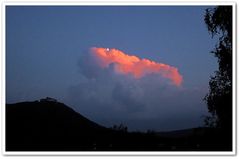 Wolken im Abendlicht