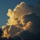 Wolken im Abendlicht