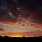 Wolken im Abendlicht