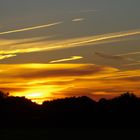 Wolken im Abendlicht