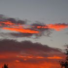 Wolken im Abenfeuer