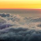 Wolken im Aufwind am Libanongebirge