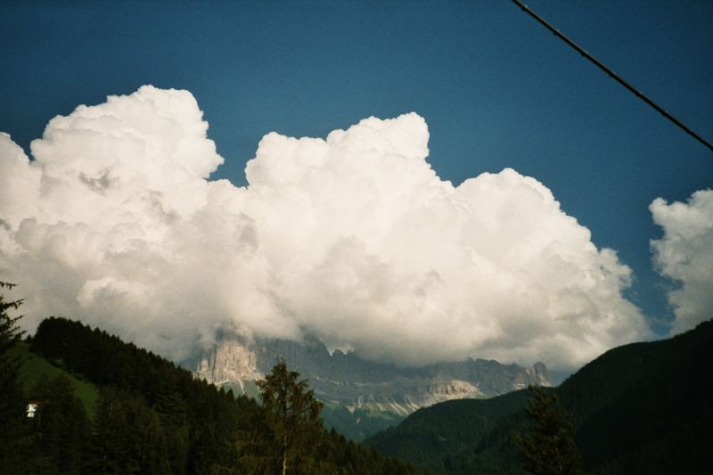 Wolken im Gebirge