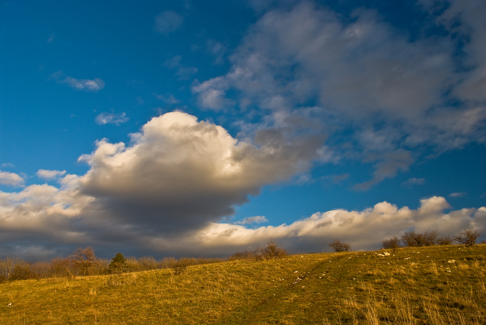 Wolken im Herbst