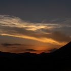 Wolken im letzen Sonnenlicht