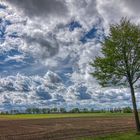 Wolken im Löwenberger Land bei Berlin