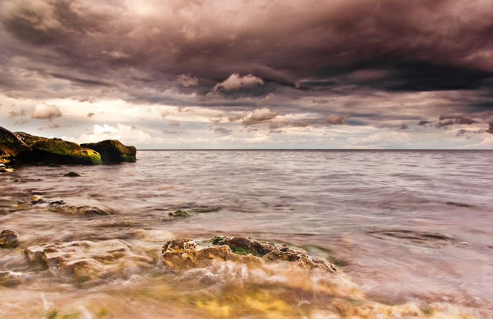 Wolken im Meer