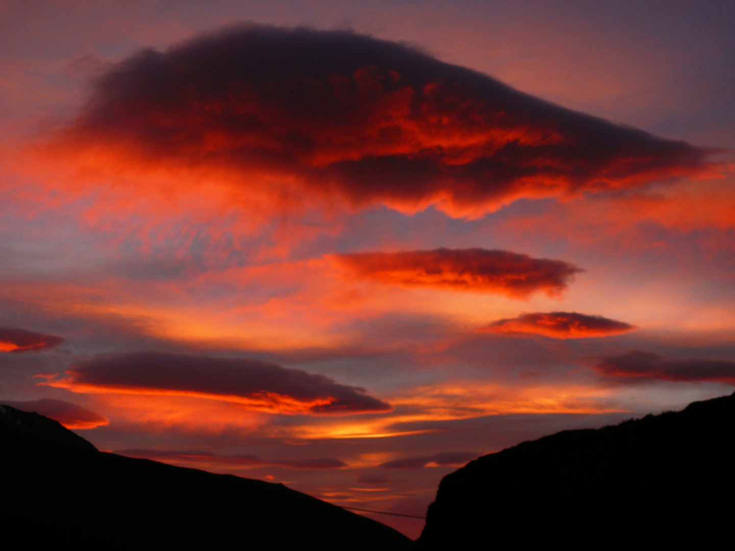 Wolken im Morgenrot