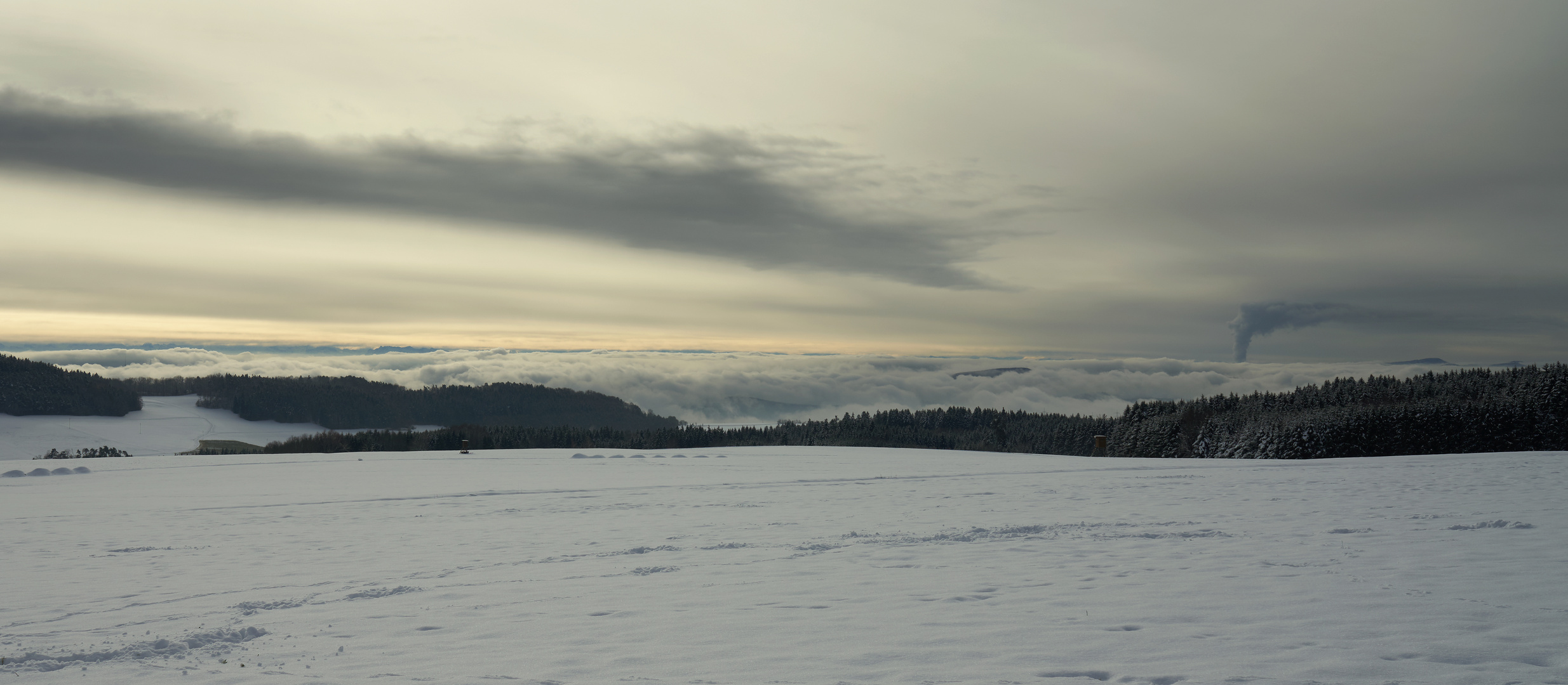 Wolken im Rheintal