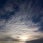 Wolken im Sonnenaufgang