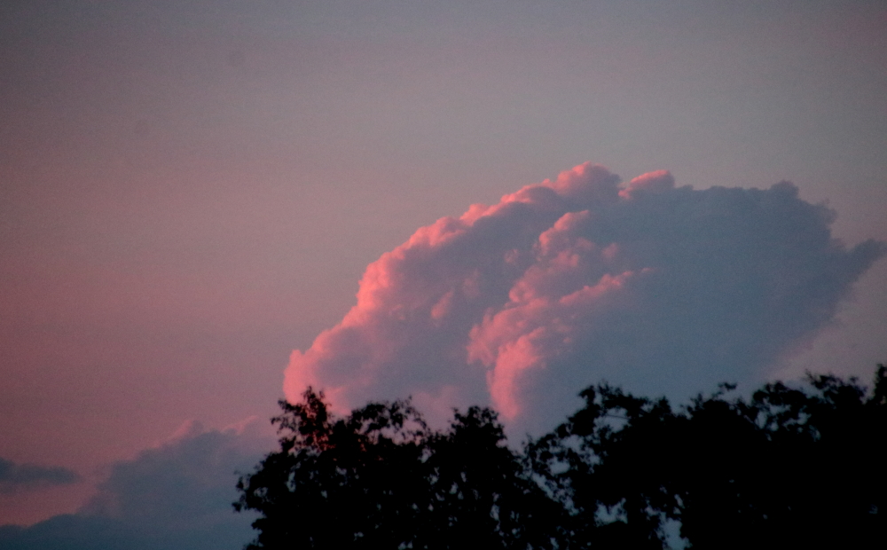 Wolken im Sonnenuntergang