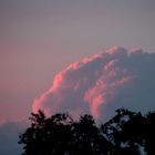 Wolken im Sonnenuntergang