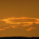 Wolken im Sonnenuntergang auf der Insel Rab