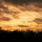 Wolken im Sonnenuntergang