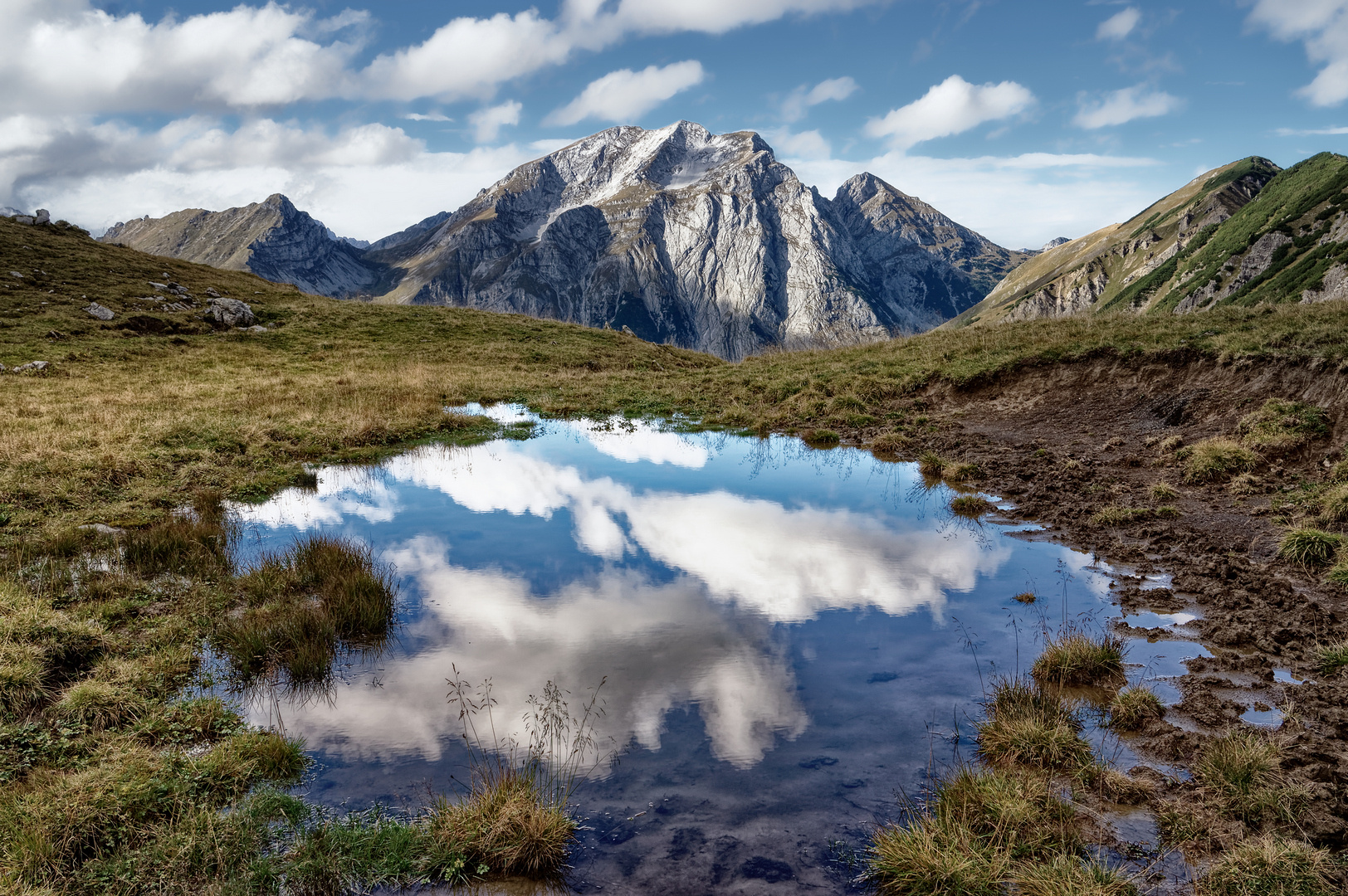 Wolken im Spiegel