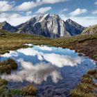 Wolken im Spiegel