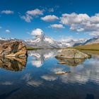 Wolken im Stellisee