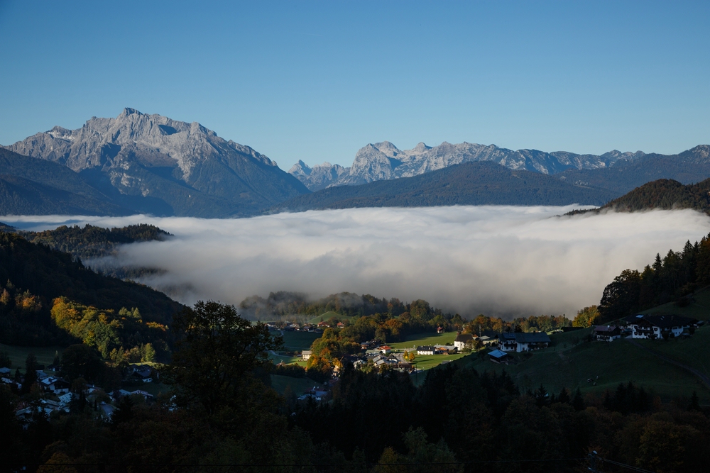 Wolken im Tal