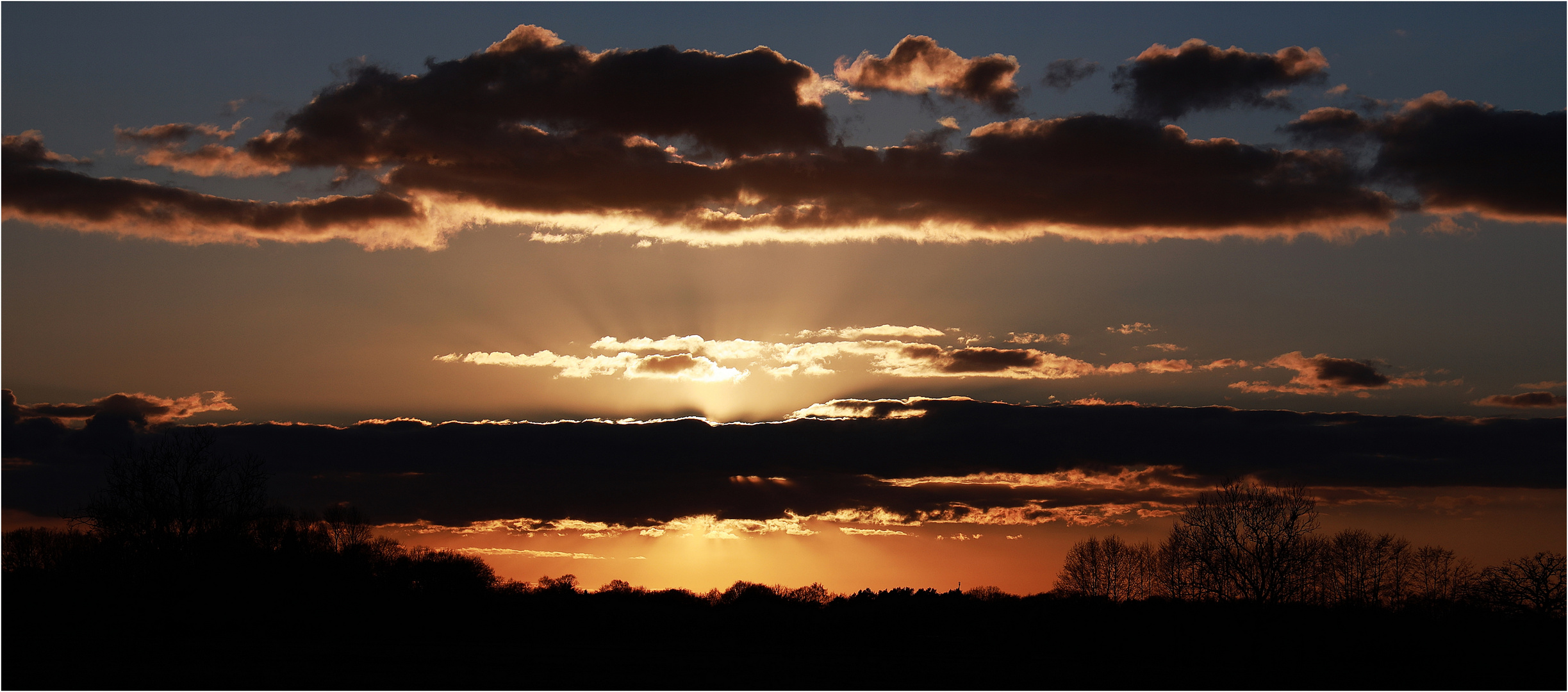 Wolken im Versmolder Bruch