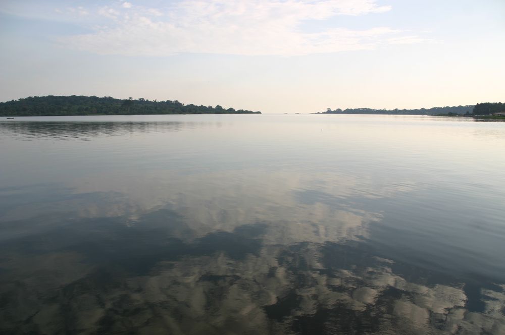 Wolken im Victoriasee