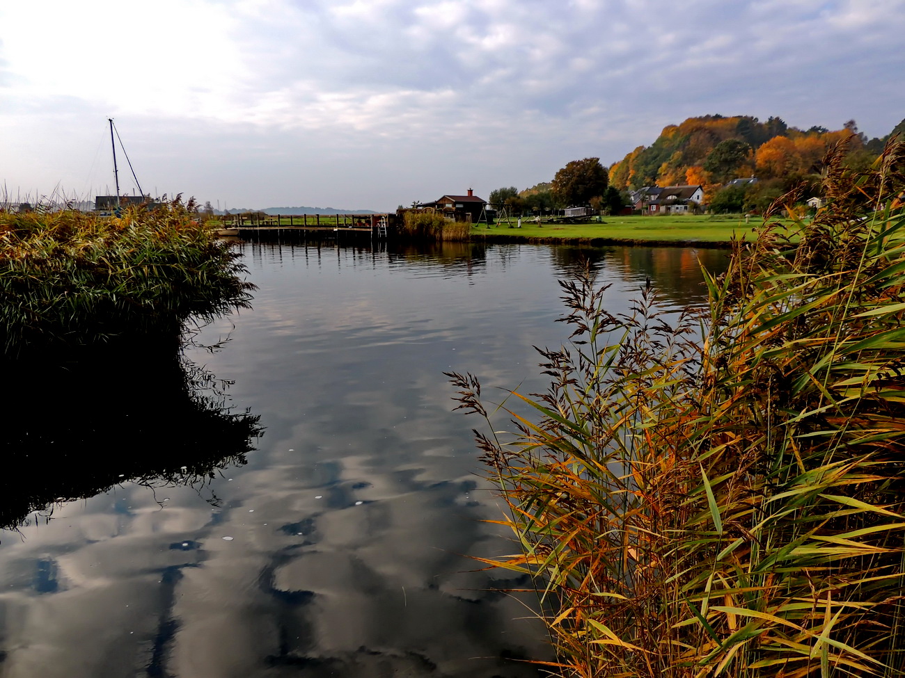 Wolken im Wasser