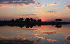 Wolken im Wasser