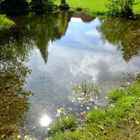 Wolken im Wasser