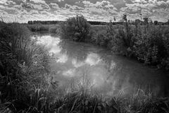 Wolken im Wasser