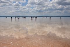 Wolken im Wasser