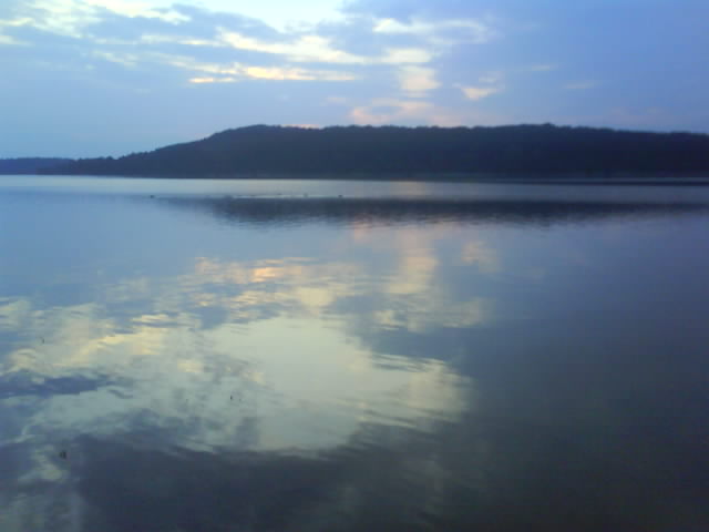 Wolken im Wasser