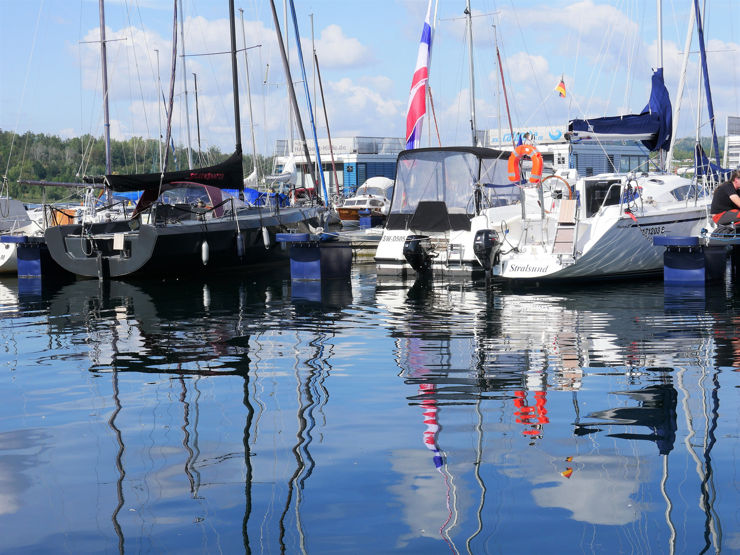 Wolken im Wasser - letzte Sommerimpressionen