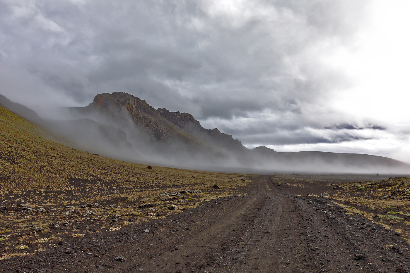 Wolken im Weg