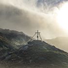 Wolken in den Bergen 