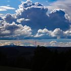 Wolken in der Abedsonne