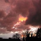 Wolken in der Abendsonne