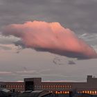 Wolken in der Dämmerung