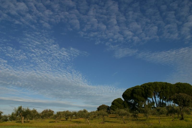 Wolken in der Extremadura