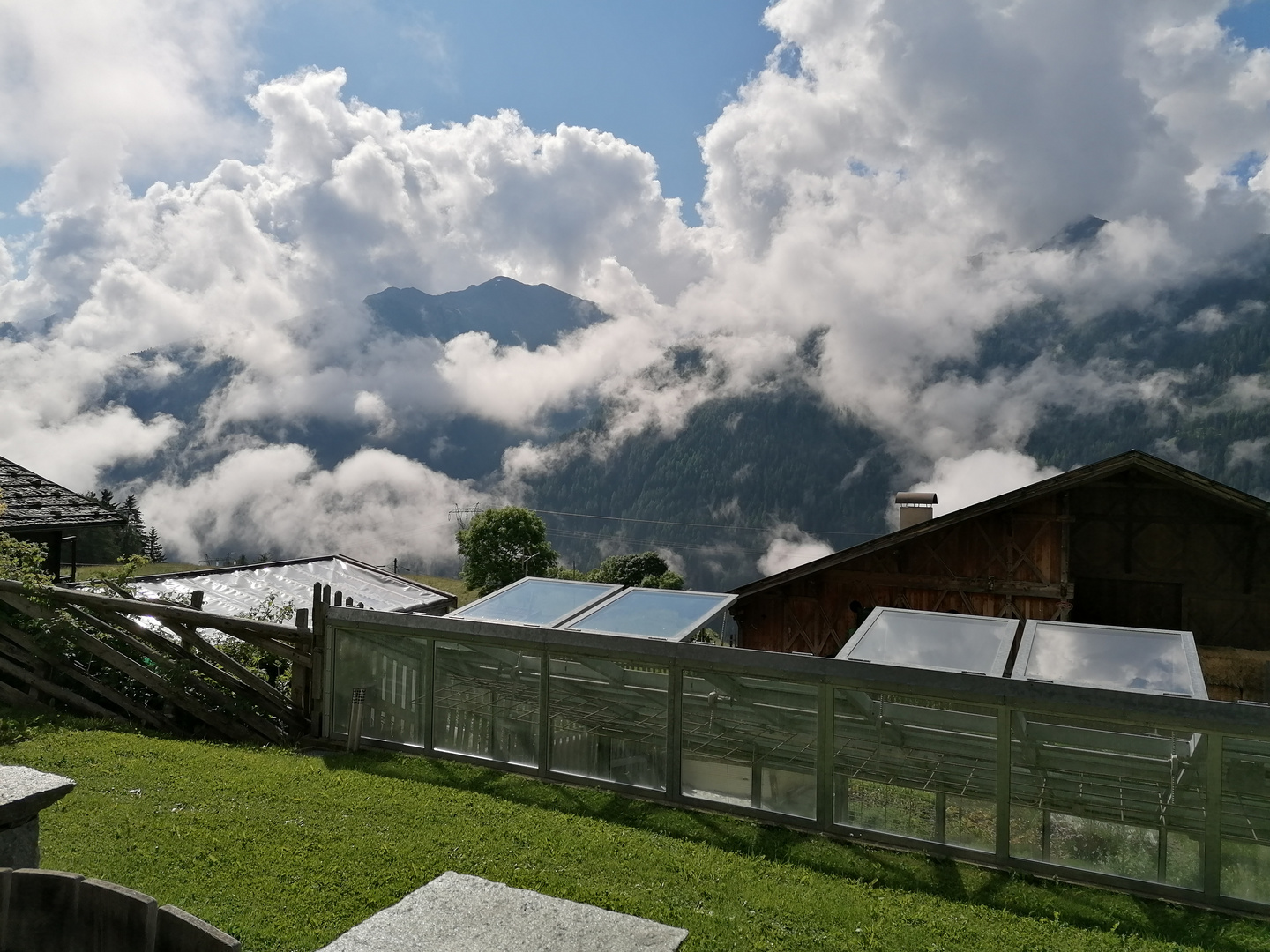 Wolken in der Luft. 