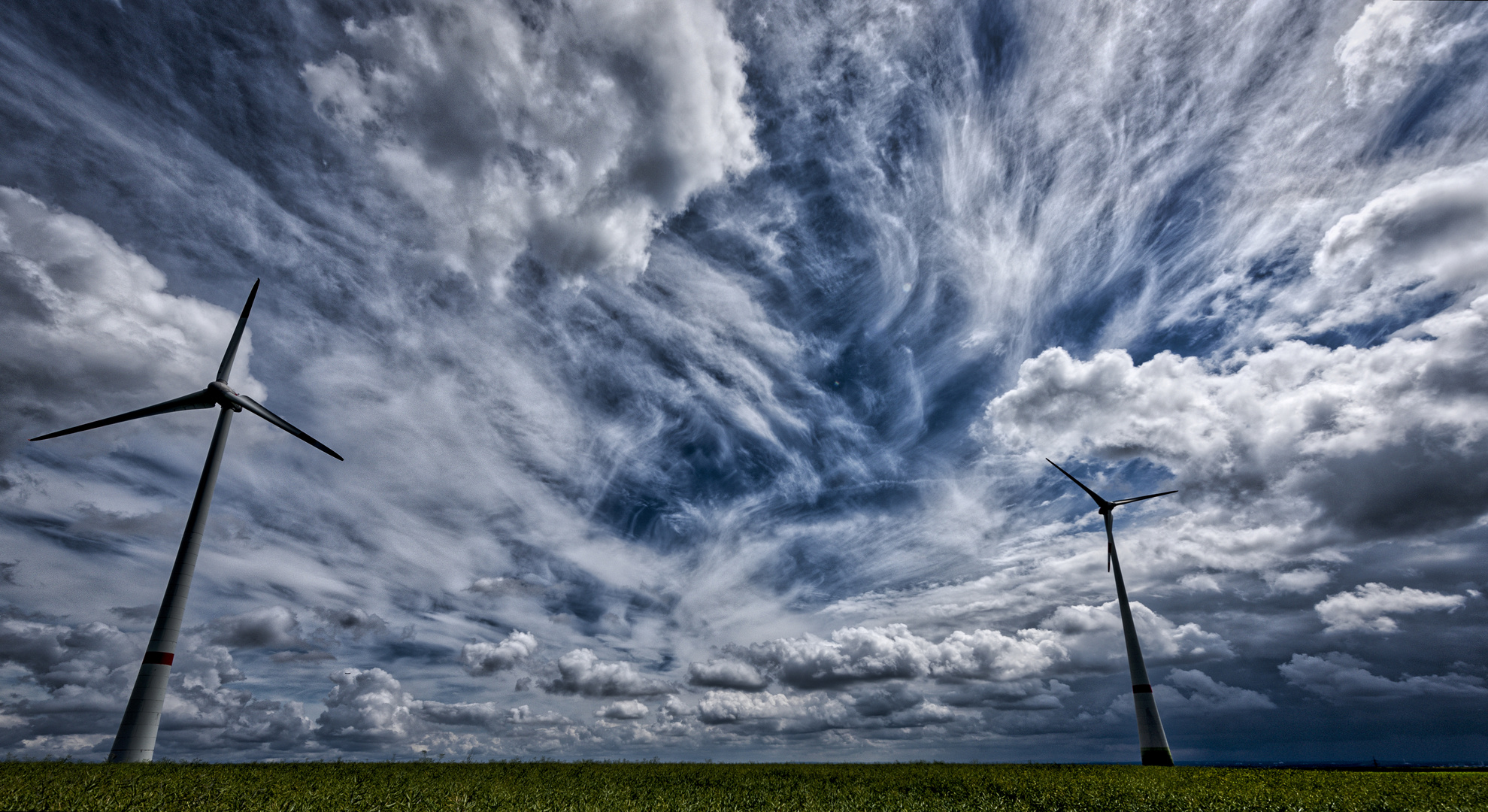 Wolken in der Wetterau