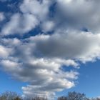 Wolken in Februar