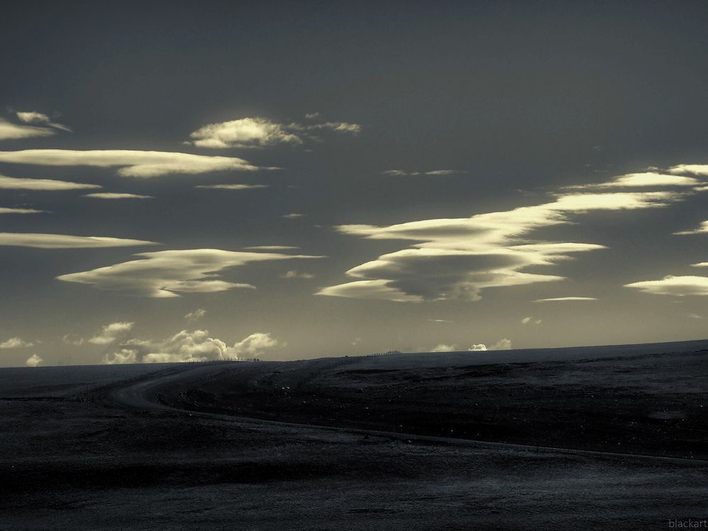 wolken in patagonien .