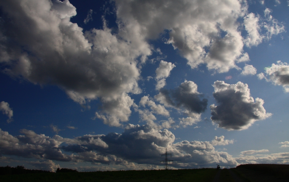 Wolken in voller Pracht