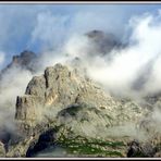 Wolken irgendwo in den Dolomiten