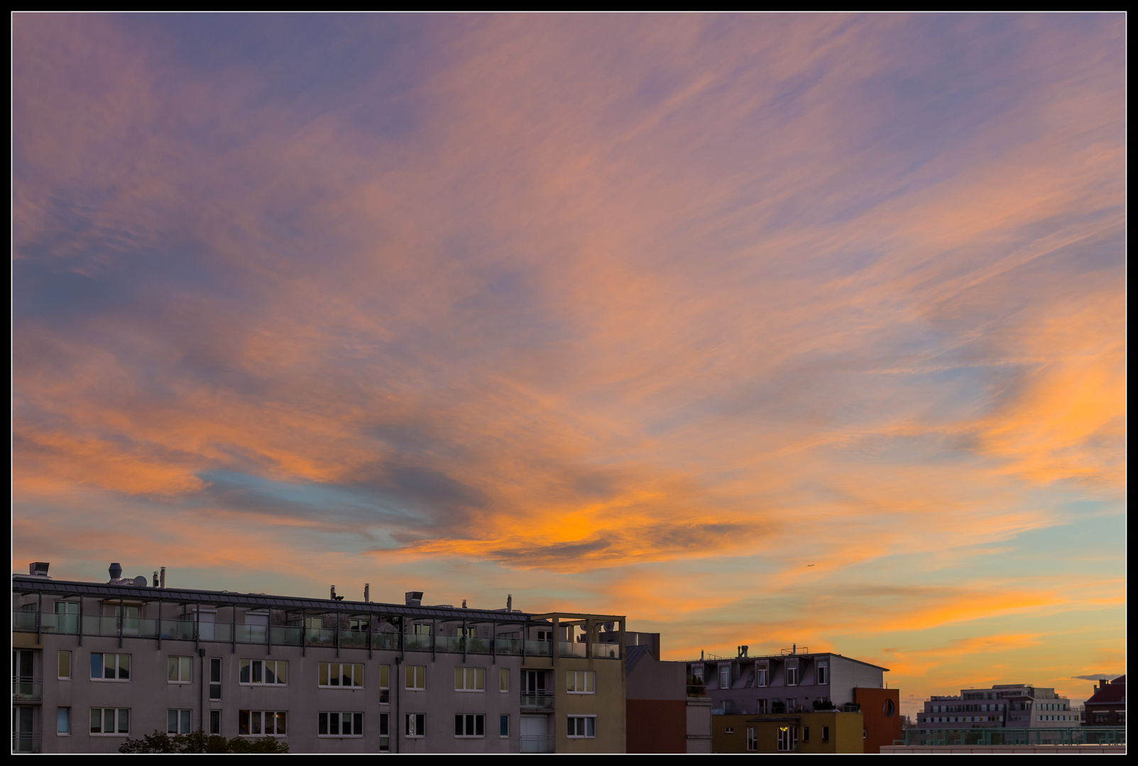 Wolken kreuzweise