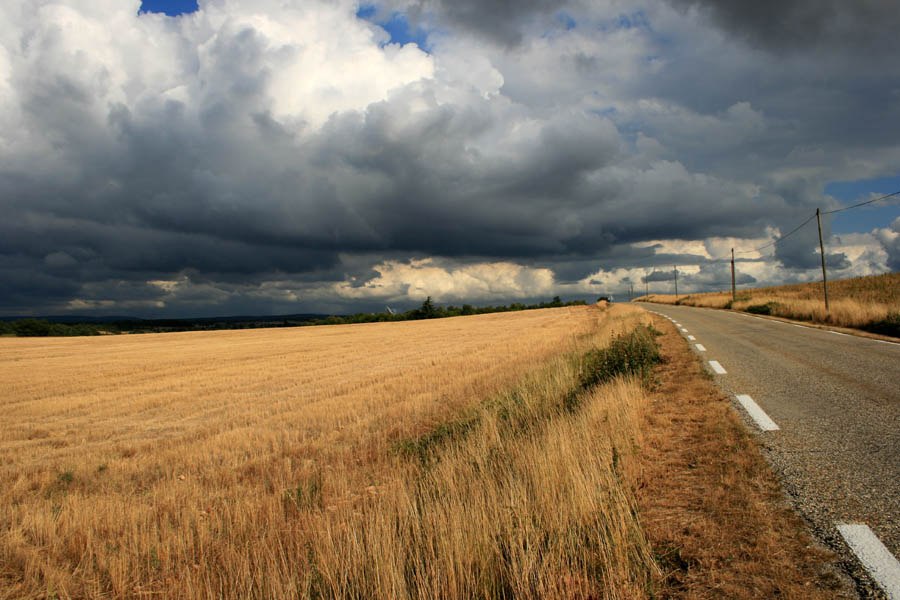 Wolken-Landschaftaufnahme