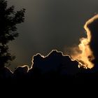 Wolken mit Goldrand