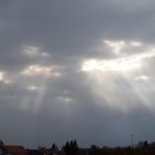 Wolken mit Sonne